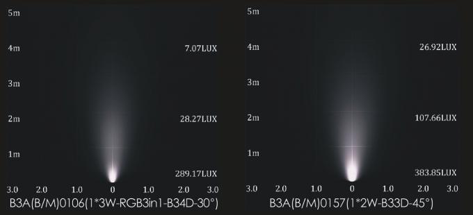 3W ενιαίο φως σημείων χρώματος/τοπίων των RGB οδηγήσεων για την εργασία κήπων με DMX + αποκωδικοποιητής DMX 4