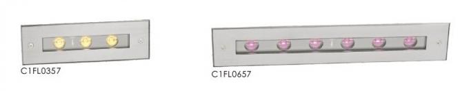6 * διακοσμητικός 2W που τοποθετείται τοποθετεί το γραμμικό φως βημάτων, CE φω'των σκαλοπατιών των οδηγήσεων/RoHs εγκεκριμένα 6