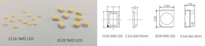 120LEDs/Μ 2216SMD υψηλή R9 λουρίδων των οδηγήσεων εύκαμπτη αξία φω'των CRI90 + 5mm FPC