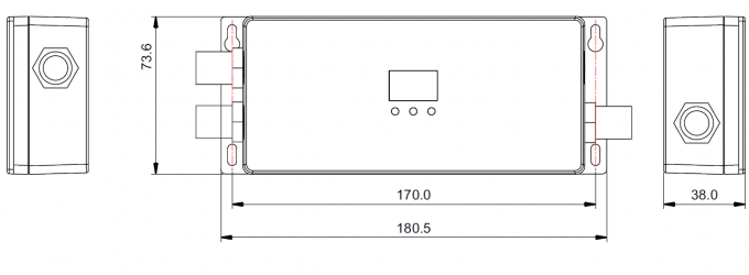 RGBW 4 υπαίθρια εκτίμηση IP67 αδιάβροχο ανώτατο 720W παραγωγής αποκωδικοποιητών καναλιών DMX512 0