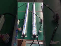 IP68 Γραμμικά LED υποβρύχια φώτα πλυντηρίων τοίχων 24W RGBW DMX512 προγραμματισμένα