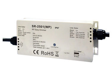 Αυξομειωτής έντασης φωτισμού των αδιάβροχων RF οδηγήσεων RGBW 4CH για υπαίθριο Envirenment με την πολλαπλάσια λειτουργία ζωνών